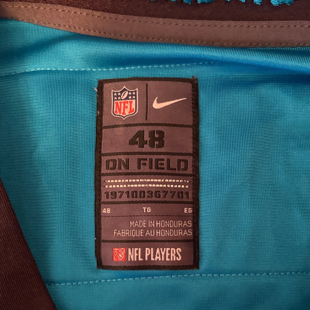 Carolina Panthers nike Cam Newton #1 Jersey Sz. 48 - Picture 10 of 10